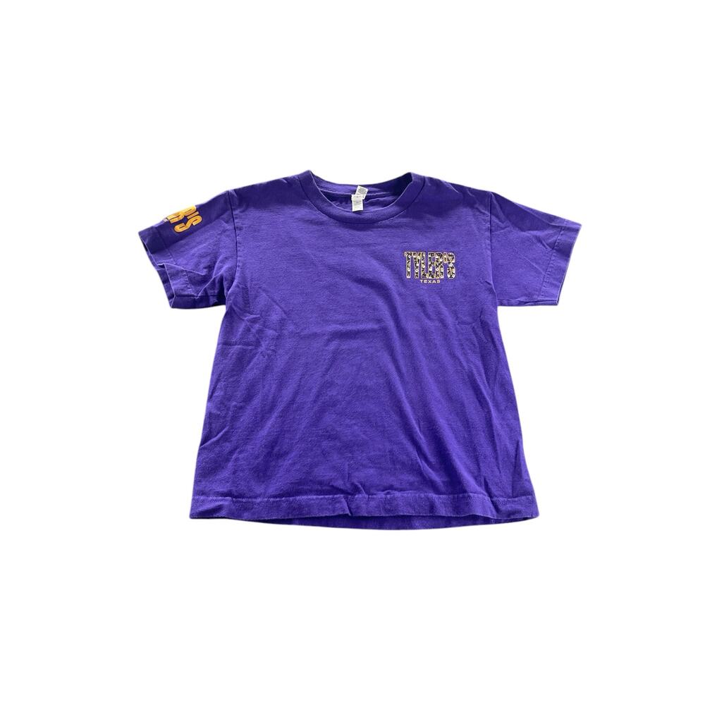 Alstyle Purple Tyler's Texas Graphic Short Sleeve T-Shirt Women's Size Small